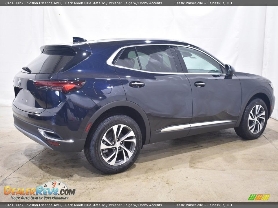 2021 Buick Envision Essence AWD Dark Moon Blue Metallic / Whisper Beige w/Ebony Accents Photo #2