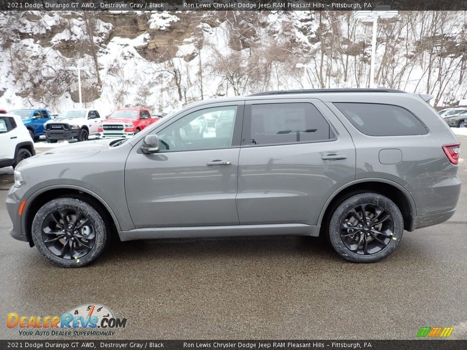 2021 Dodge Durango GT AWD Destroyer Gray / Black Photo #2