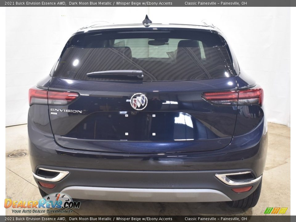 2021 Buick Envision Essence AWD Dark Moon Blue Metallic / Whisper Beige w/Ebony Accents Photo #3