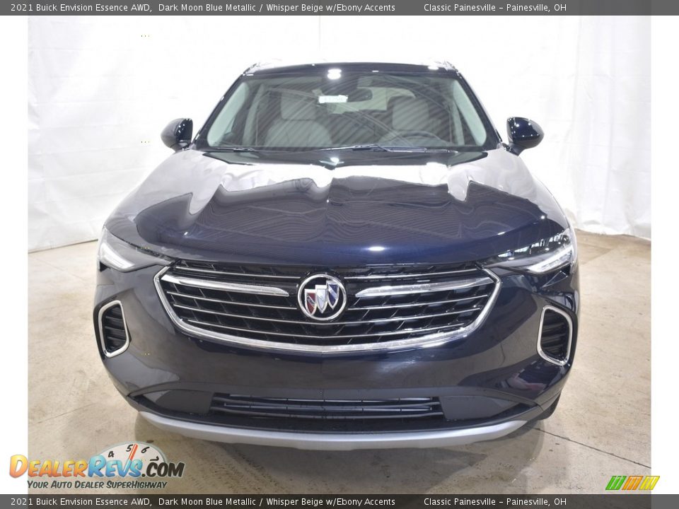 2021 Buick Envision Essence AWD Dark Moon Blue Metallic / Whisper Beige w/Ebony Accents Photo #4