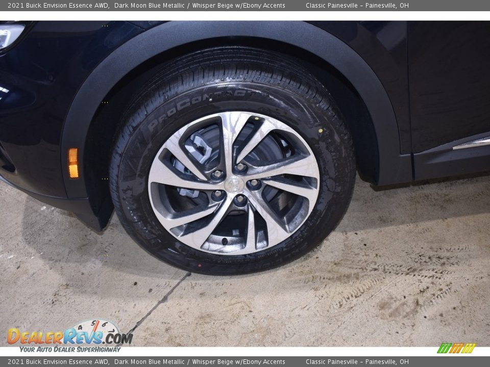 2021 Buick Envision Essence AWD Dark Moon Blue Metallic / Whisper Beige w/Ebony Accents Photo #5