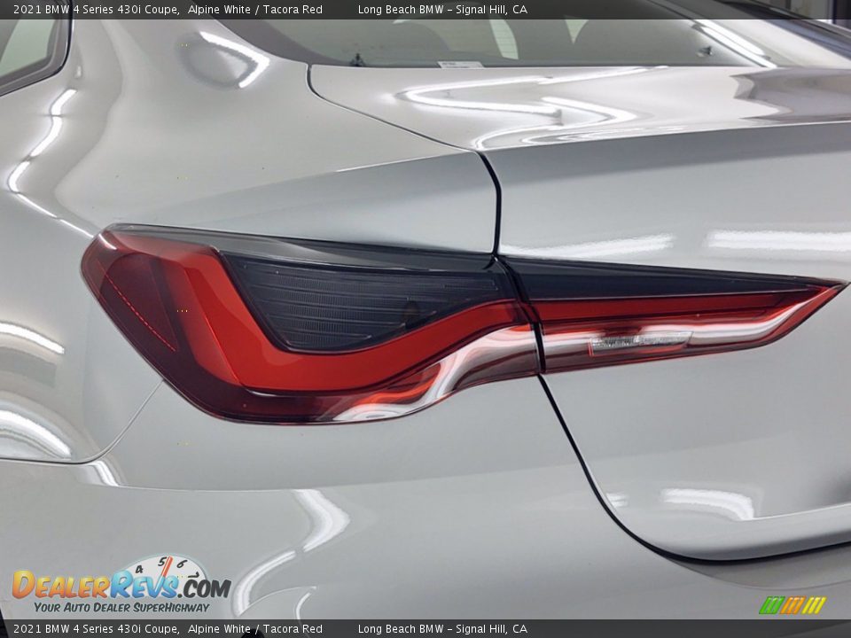 2021 BMW 4 Series 430i Coupe Alpine White / Tacora Red Photo #6