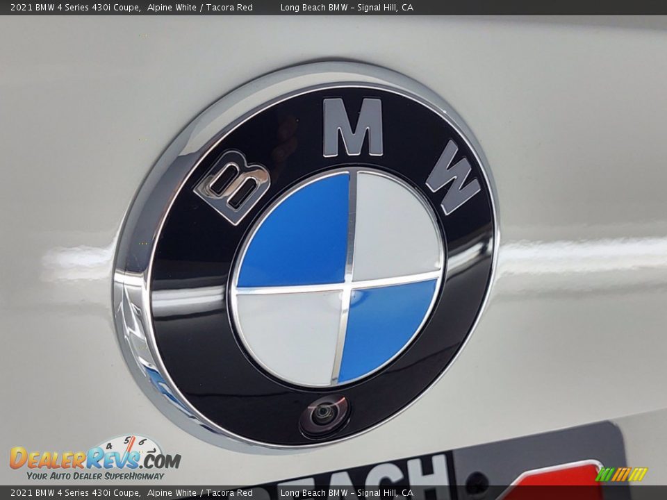 2021 BMW 4 Series 430i Coupe Alpine White / Tacora Red Photo #7