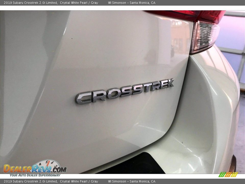 2019 Subaru Crosstrek 2.0i Limited Crystal White Pearl / Gray Photo #7