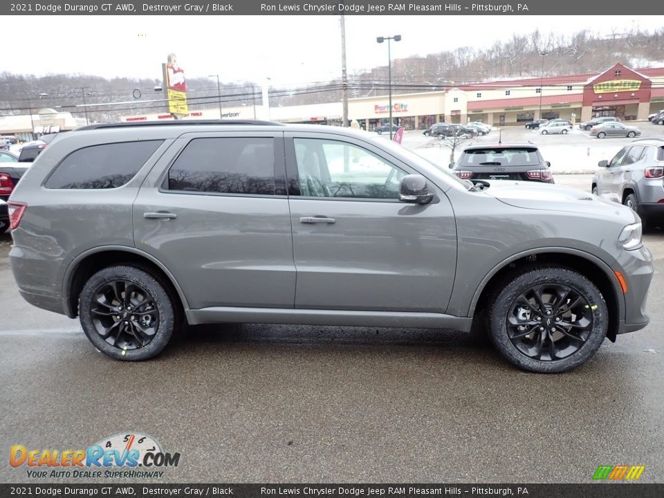 2021 Dodge Durango GT AWD Destroyer Gray / Black Photo #7