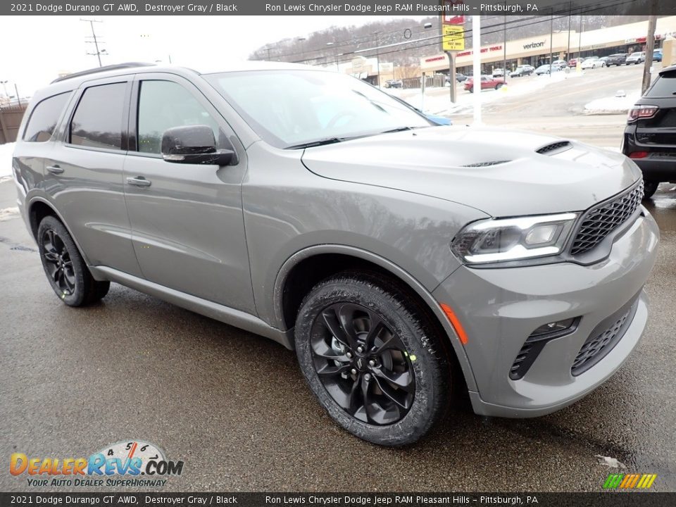 2021 Dodge Durango GT AWD Destroyer Gray / Black Photo #8