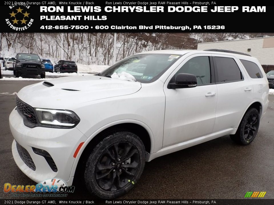 2021 Dodge Durango GT AWD White Knuckle / Black Photo #1