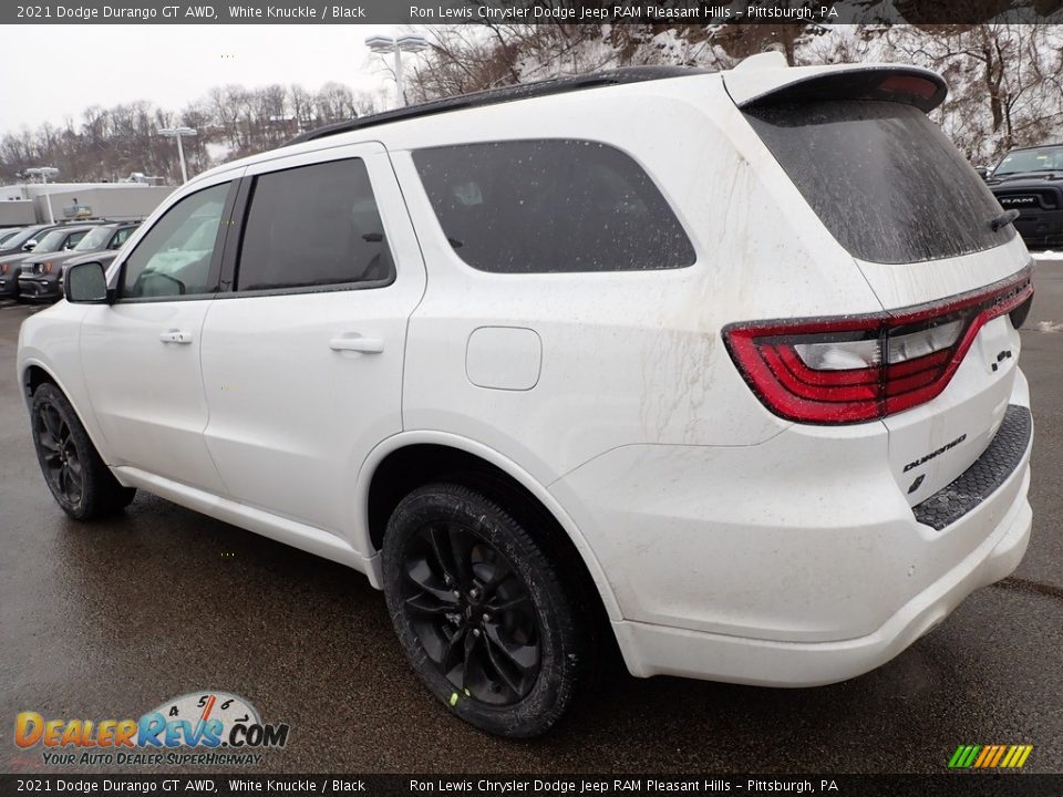 2021 Dodge Durango GT AWD White Knuckle / Black Photo #3