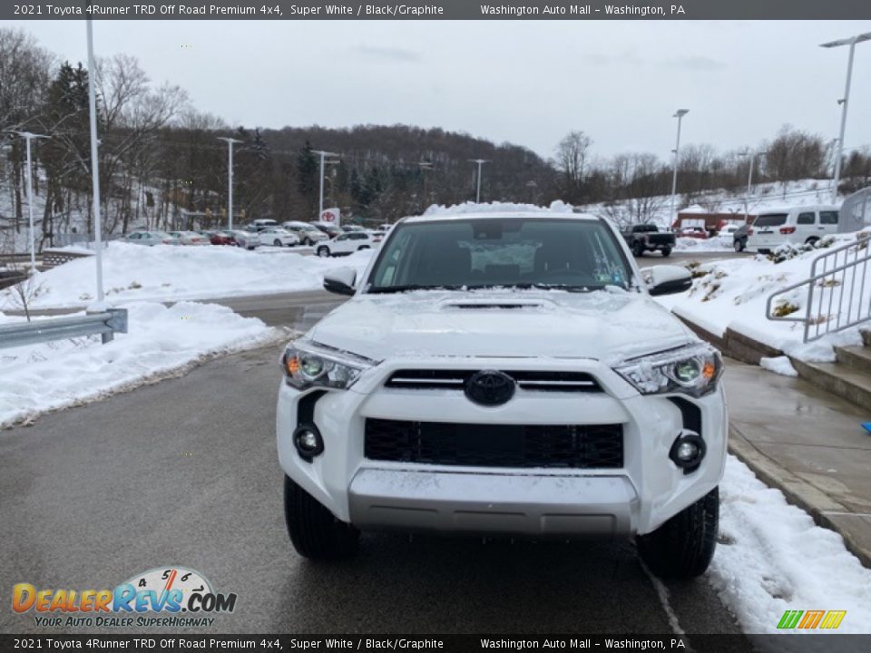 2021 Toyota 4Runner TRD Off Road Premium 4x4 Super White / Black/Graphite Photo #12