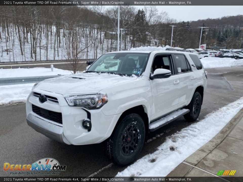 2021 Toyota 4Runner TRD Off Road Premium 4x4 Super White / Black/Graphite Photo #13