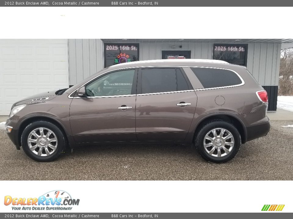 2012 Buick Enclave AWD Cocoa Metallic / Cashmere Photo #2