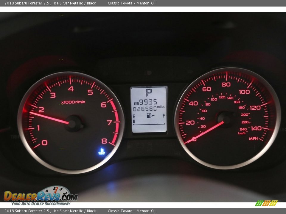 2018 Subaru Forester 2.5i Ice Silver Metallic / Black Photo #8