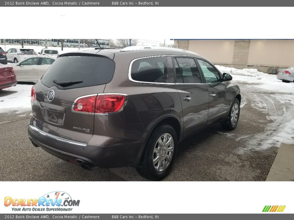 2012 Buick Enclave AWD Cocoa Metallic / Cashmere Photo #5