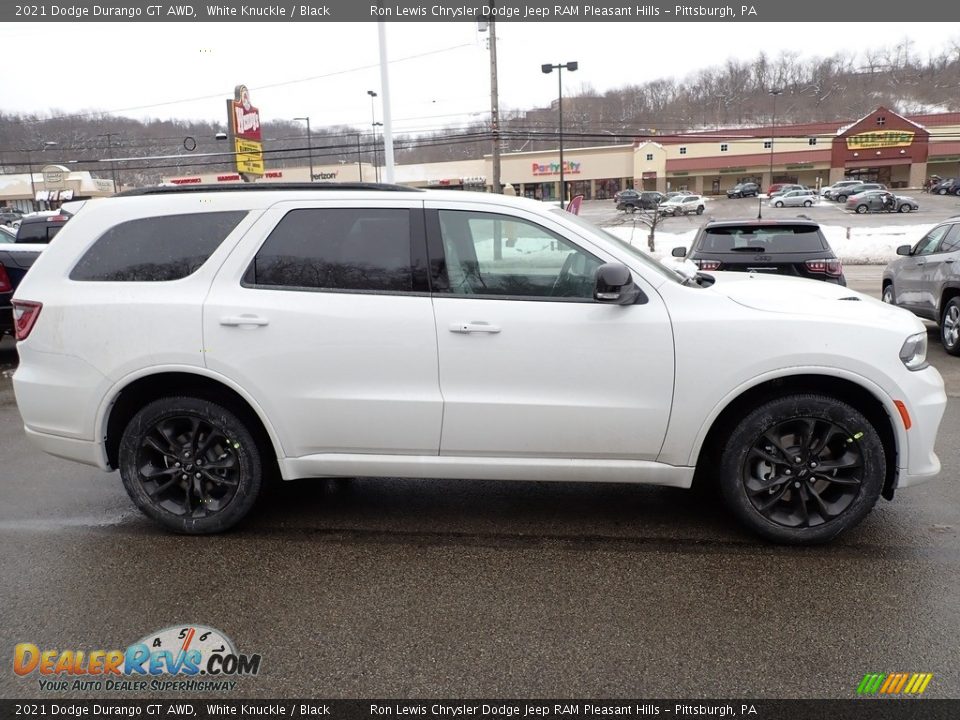 2021 Dodge Durango GT AWD White Knuckle / Black Photo #7