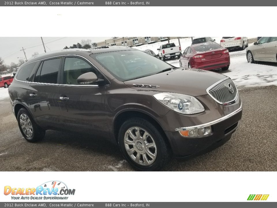 2012 Buick Enclave AWD Cocoa Metallic / Cashmere Photo #6