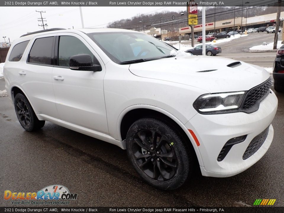 2021 Dodge Durango GT AWD White Knuckle / Black Photo #8