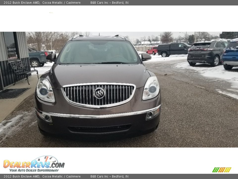 2012 Buick Enclave AWD Cocoa Metallic / Cashmere Photo #7