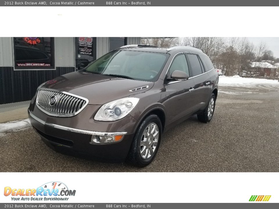 2012 Buick Enclave AWD Cocoa Metallic / Cashmere Photo #8