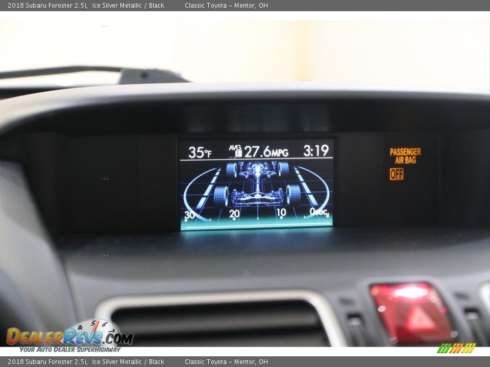 2018 Subaru Forester 2.5i Ice Silver Metallic / Black Photo #12