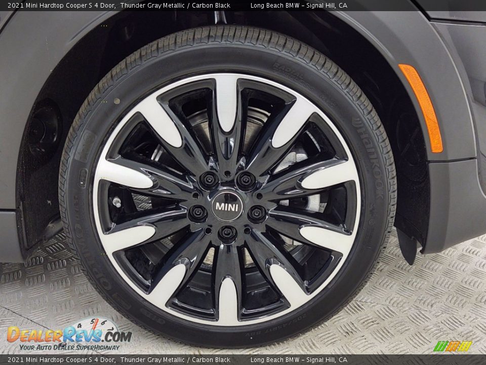 2021 Mini Hardtop Cooper S 4 Door Thunder Gray Metallic / Carbon Black Photo #4