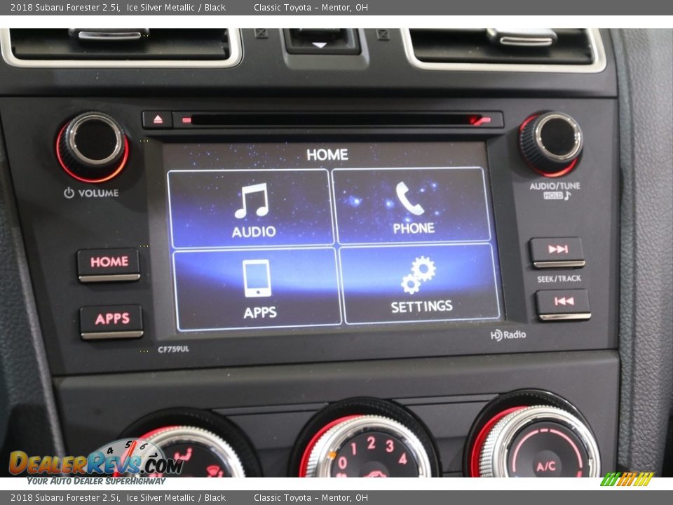 2018 Subaru Forester 2.5i Ice Silver Metallic / Black Photo #14