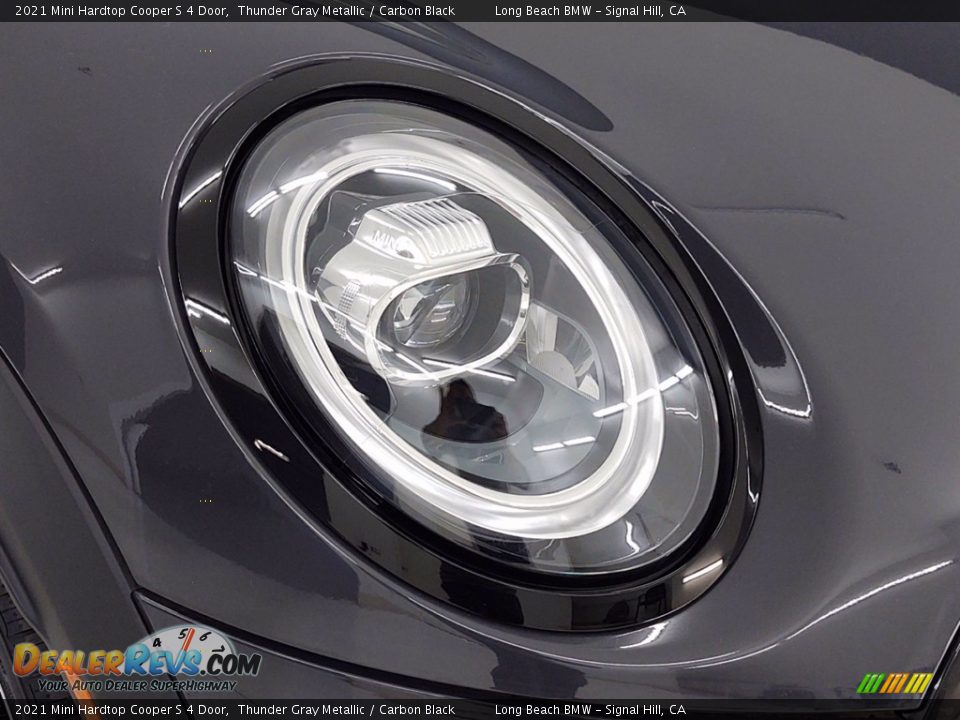 2021 Mini Hardtop Cooper S 4 Door Thunder Gray Metallic / Carbon Black Photo #6
