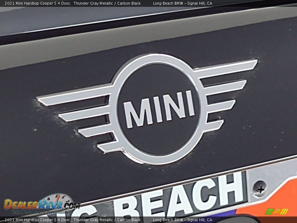 2021 Mini Hardtop Cooper S 4 Door Thunder Gray Metallic / Carbon Black Photo #9