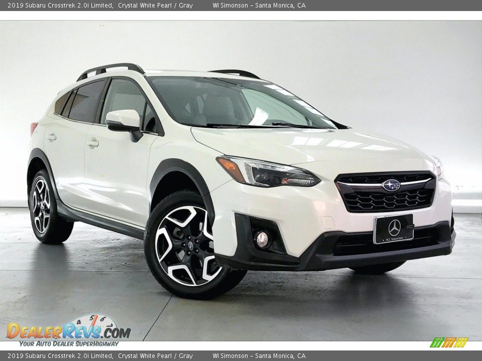 2019 Subaru Crosstrek 2.0i Limited Crystal White Pearl / Gray Photo #34