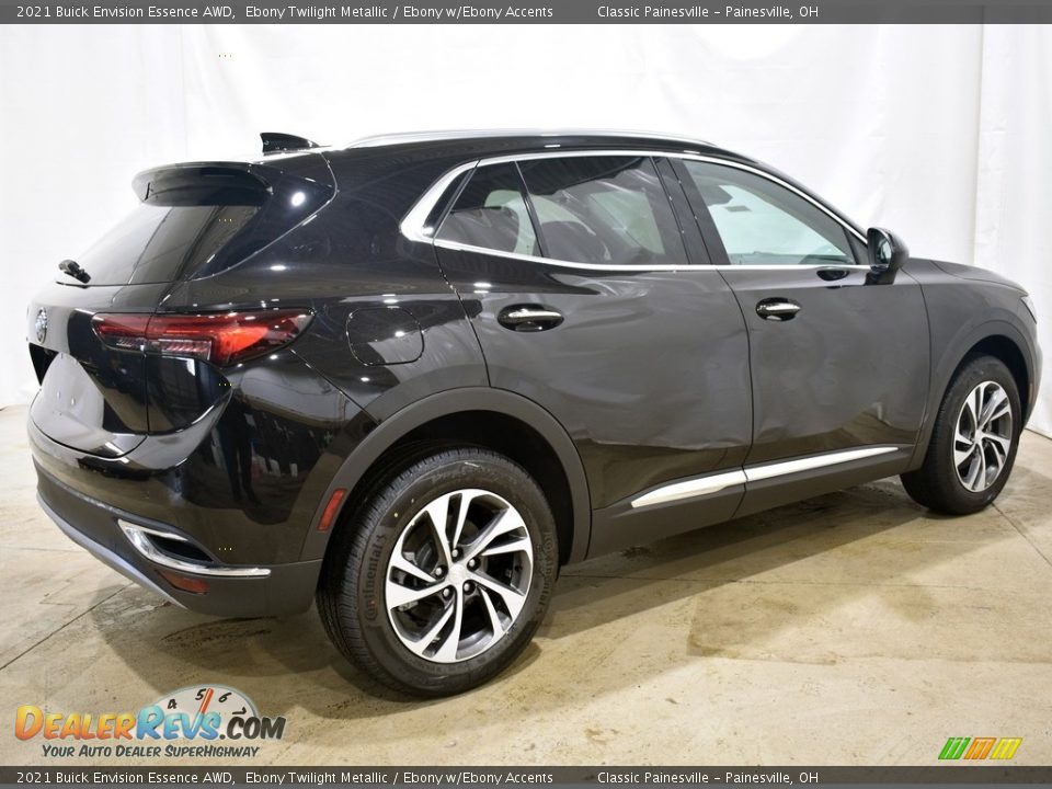 2021 Buick Envision Essence AWD Ebony Twilight Metallic / Ebony w/Ebony Accents Photo #2