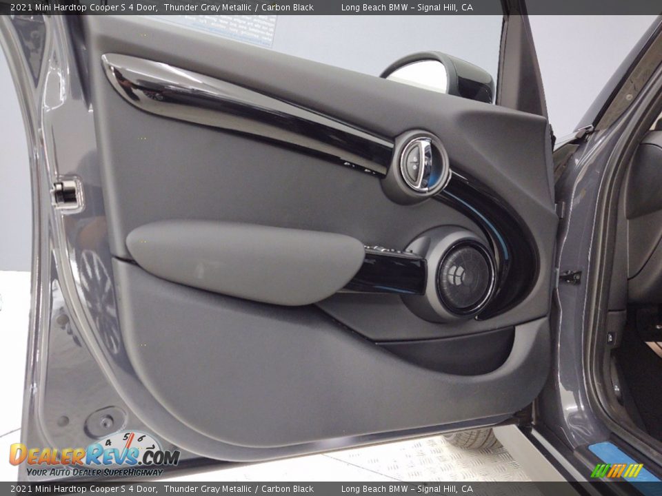 2021 Mini Hardtop Cooper S 4 Door Thunder Gray Metallic / Carbon Black Photo #11