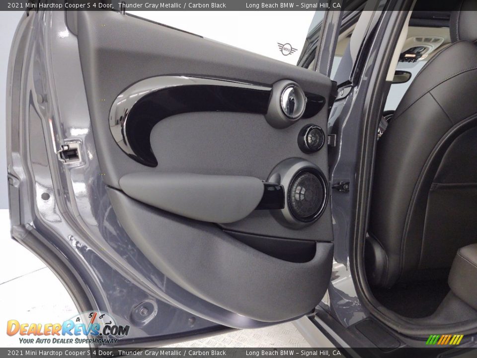 2021 Mini Hardtop Cooper S 4 Door Thunder Gray Metallic / Carbon Black Photo #12