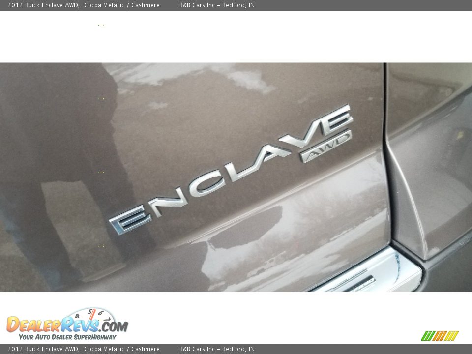 2012 Buick Enclave AWD Cocoa Metallic / Cashmere Photo #19