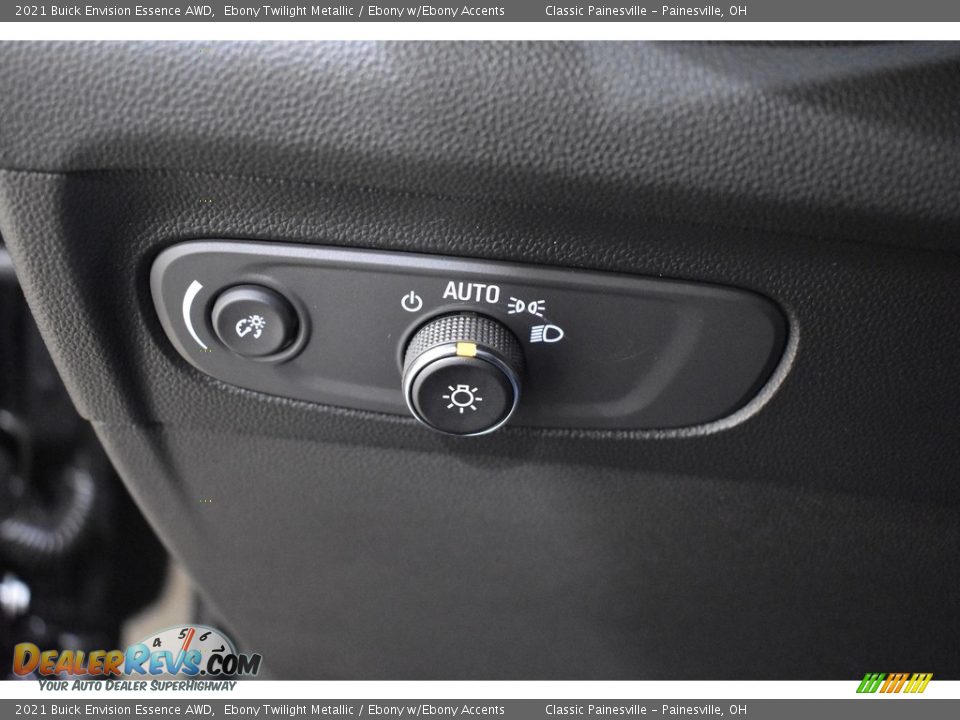 2021 Buick Envision Essence AWD Ebony Twilight Metallic / Ebony w/Ebony Accents Photo #9