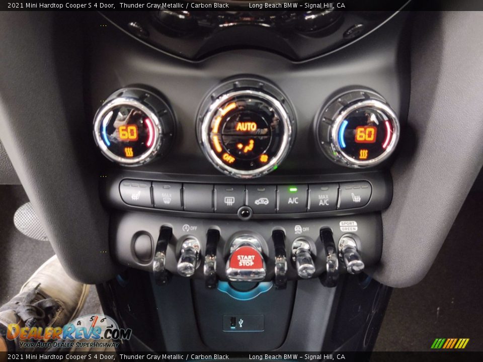 2021 Mini Hardtop Cooper S 4 Door Thunder Gray Metallic / Carbon Black Photo #17