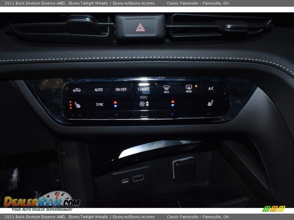 2021 Buick Envision Essence AWD Ebony Twilight Metallic / Ebony w/Ebony Accents Photo #12