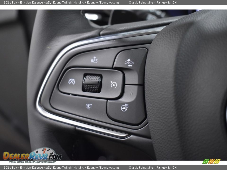 2021 Buick Envision Essence AWD Ebony Twilight Metallic / Ebony w/Ebony Accents Photo #13