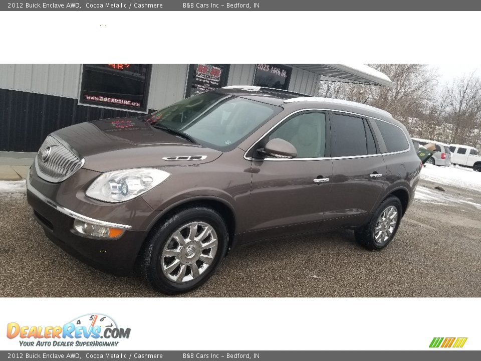 2012 Buick Enclave AWD Cocoa Metallic / Cashmere Photo #27