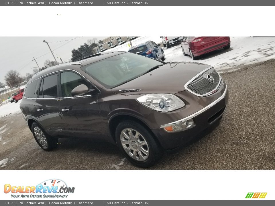 2012 Buick Enclave AWD Cocoa Metallic / Cashmere Photo #28