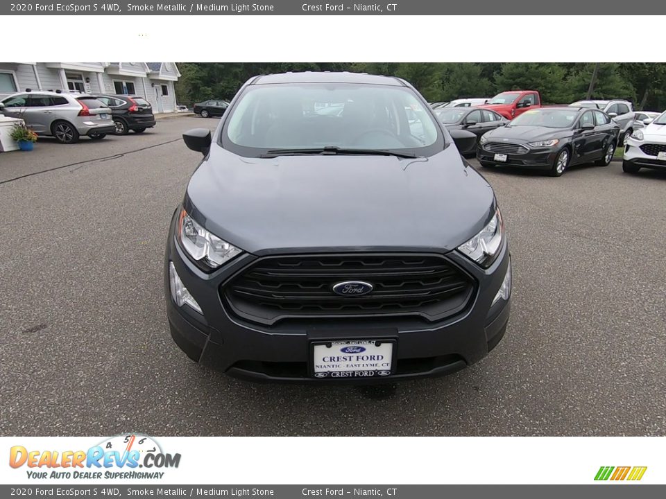 2020 Ford EcoSport S 4WD Smoke Metallic / Medium Light Stone Photo #2
