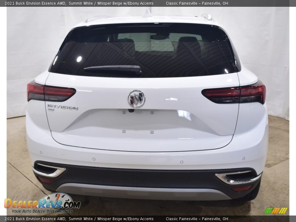 2021 Buick Envision Essence AWD Summit White / Whisper Beige w/Ebony Accents Photo #3