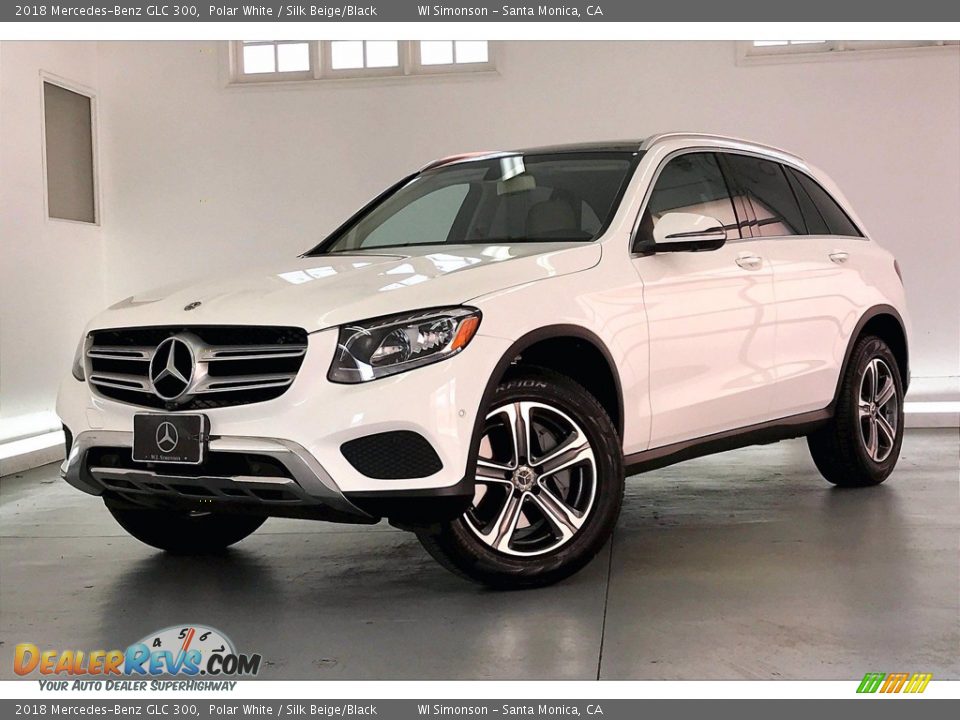 2018 Mercedes-Benz GLC 300 Polar White / Silk Beige/Black Photo #12