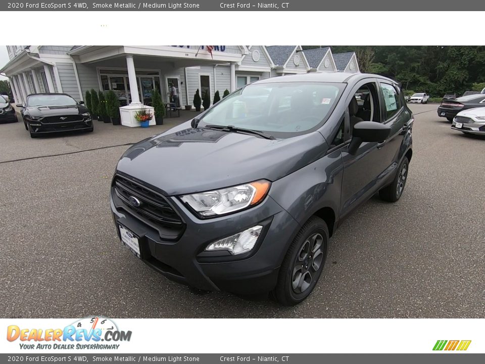 2020 Ford EcoSport S 4WD Smoke Metallic / Medium Light Stone Photo #3