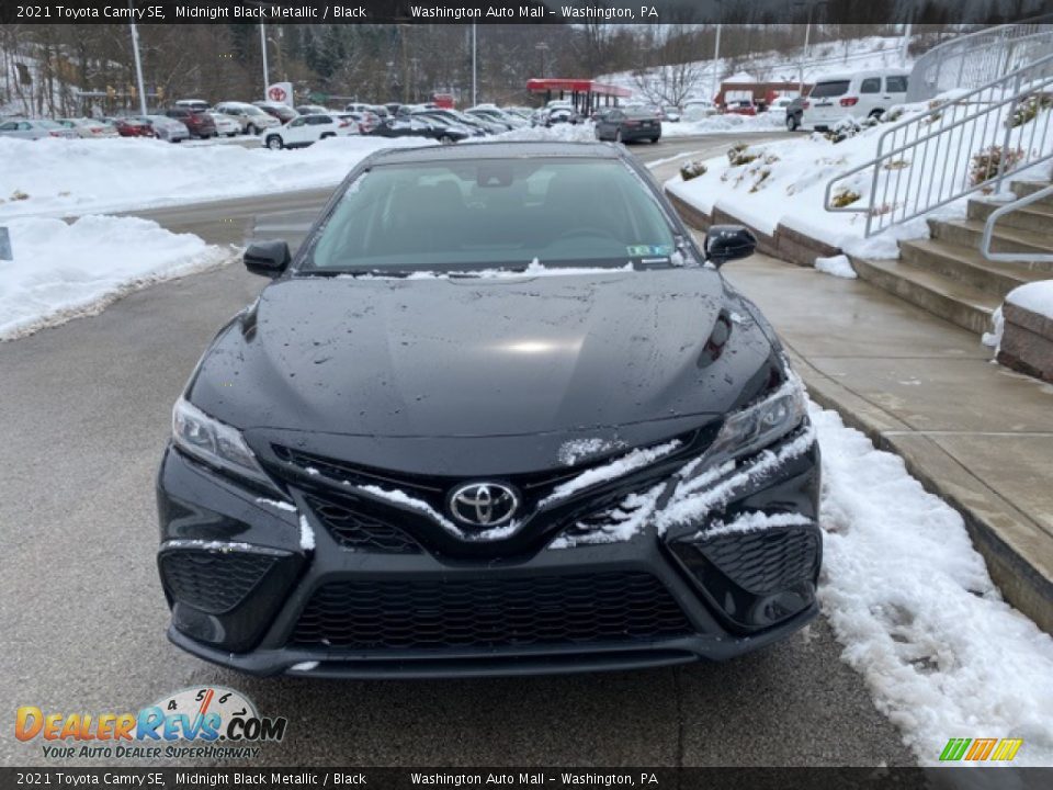 2021 Toyota Camry SE Midnight Black Metallic / Black Photo #11