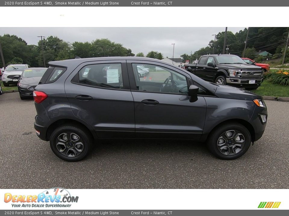 2020 Ford EcoSport S 4WD Smoke Metallic / Medium Light Stone Photo #8
