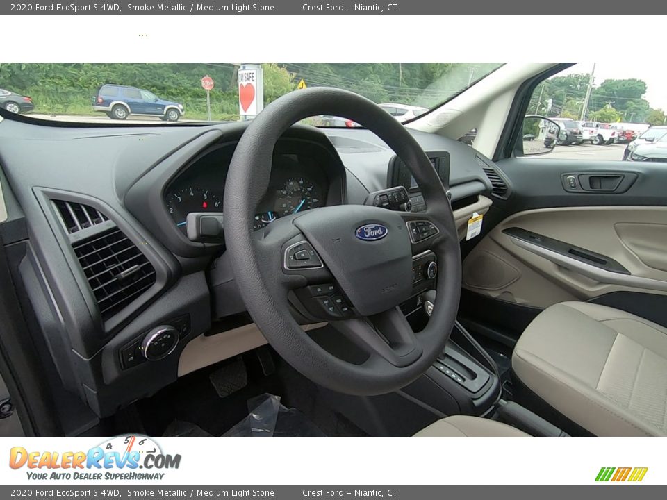 2020 Ford EcoSport S 4WD Smoke Metallic / Medium Light Stone Photo #11