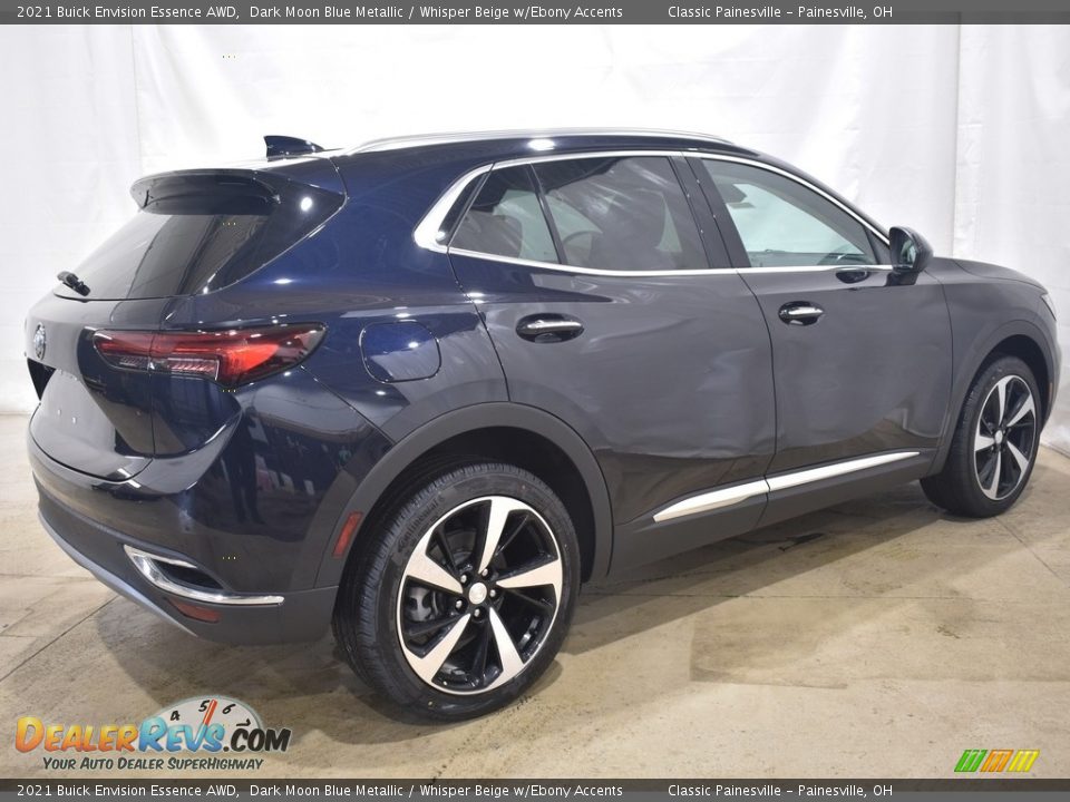 2021 Buick Envision Essence AWD Dark Moon Blue Metallic / Whisper Beige w/Ebony Accents Photo #2