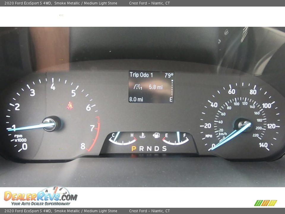 2020 Ford EcoSport S 4WD Smoke Metallic / Medium Light Stone Photo #14