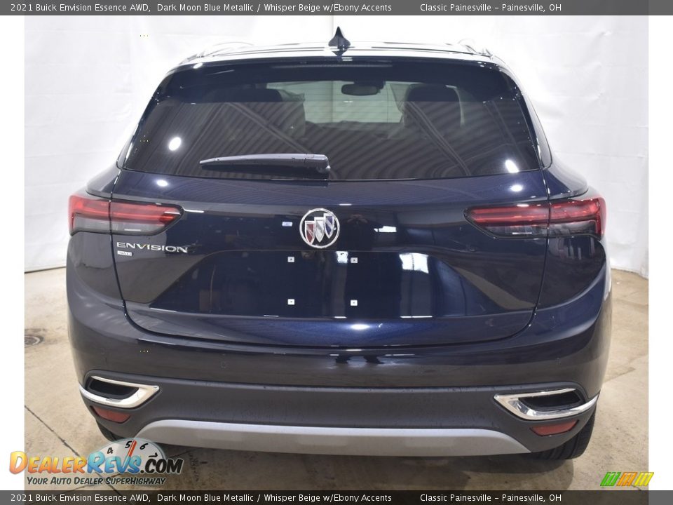 2021 Buick Envision Essence AWD Dark Moon Blue Metallic / Whisper Beige w/Ebony Accents Photo #3