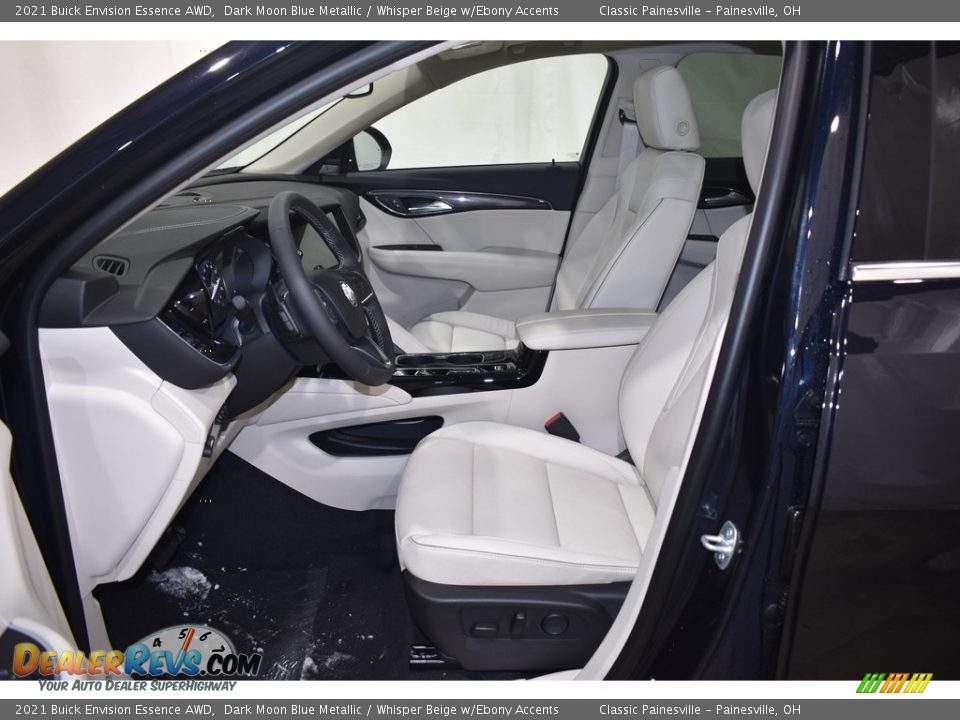 2021 Buick Envision Essence AWD Dark Moon Blue Metallic / Whisper Beige w/Ebony Accents Photo #7