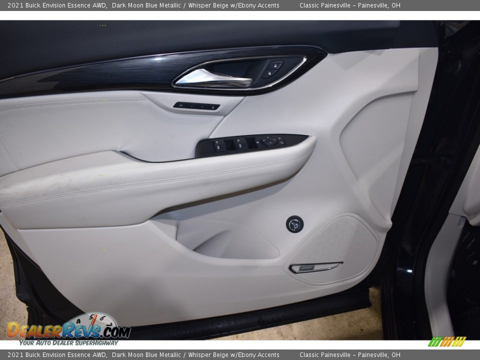 2021 Buick Envision Essence AWD Dark Moon Blue Metallic / Whisper Beige w/Ebony Accents Photo #9